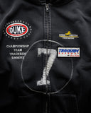 Duke + Dexter DR4 Eat Dirt Zip Hoodie - Washed Black