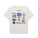 DUKE + DEXTER DR2 SPONSORS T-SHIRTS- VINTAGE WHITE