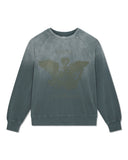 DEUS EX MACHINA BLACK AND BLUE CREW - DARK FOREST
