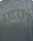 DEUS EX MACHINA BLACK AND BLUE CREW - DARK FOREST