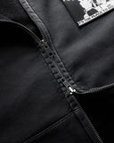 Duke + Dexter MC Zip Hoodie - Washed Black