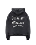 Duke + Dexter MC Zip Hoodie - Washed Black