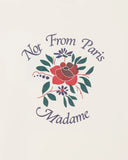 DRÔLE DE MONSIEUR SLOGAN ROSE TEE - CREAM