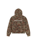 Daily Paper Boxy Camo Zip Up Hoodie - Multi-Coloured