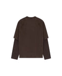 Daily Paper Raglan Stacked Layered LS Tee - Mole