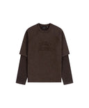 Daily Paper Raglan Stacked Layered LS Tee - Mole