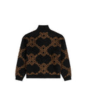 Daily Paper Shield Knit Zip Up - Black