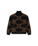Daily Paper Shield Knit Zip Up - Black