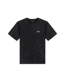 Daily Paper Textured Metallic Shield Tee - Washed Black