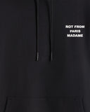 DRÔLE DE MONSIEUR BOLD SLOGAN HOODIE - Front Logo Detail