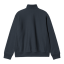 Carhartt WIP Half Zip American Script Sweat - Deep Night
