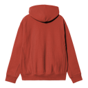 Carhartt WIP Hooded American Script Sweat - Oxide Red