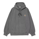 Carhartt WIP HOODED VISTA - BLACK GARMENT DYED