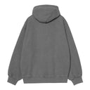 Carhartt WIP HOODED VISTA - BLACK GARMENT DYED