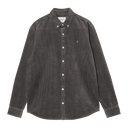 CARHARTT WIP MADISON CORD SHIRT - GRAPHITE
