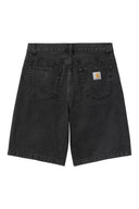Carhartt WIP LANDON SHORT - BLACK STONE WASH