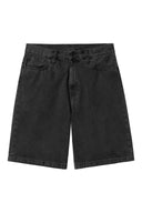 Carhartt WIP LANDON SHORT - BLACK STONE WASH