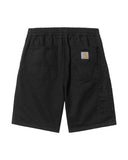 CARHARTT WIP FLINT SHORT - BLACK