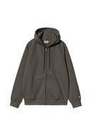 Carhartt WIP Hooded Chase Jacket - Shungite / Gold