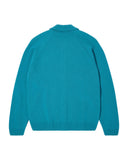 EDWIN MARS POLO CARDIGAN - BALTIC
