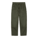 Carhartt WIP DOUBLE KNEE PANT - OLIVE STONE CANVAS