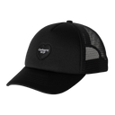 CARHARTT WIP HEART PATCH TRUCKER CAP - BLACK