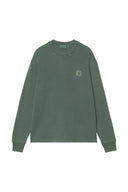 Carhartt WIP L/S Vista Waffle Tee - Dark Scarab