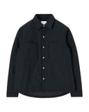 EDWIN SPHERE PADDED OVERSHIRT - BLACK