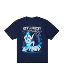EDWIN OFF-LIMIT TEE - MARITIME BLUE