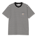 Carhartt WIP S/S Ezra Pocket Tee - Black / Wax
