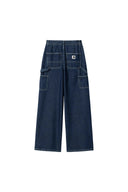Ladies Carhartt WIP W' JENS PANT - BLUE RINSED