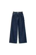 Ladies Carhartt WIP W' JENS PANT - BLUE RINSED