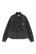 Ladies Carhartt WIP W' GEORGIA SHIRT JACKET- BLACK