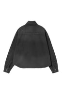 Ladies Carhartt WIP W' GEORGIA SHIRT JACKET- BLACK