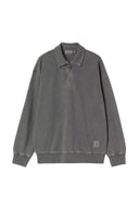 Carhartt WIP Harper Polo - Black Garment Dyed