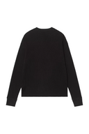 Carhartt WIP L/S Blackletter Waffle Tee - Black