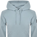 Calvin Klein Terry Badge Hoodie - Overcast Grey