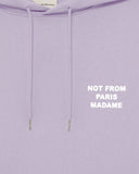 Drôle De Monsieur Le Slogan Hoodie - Lavender