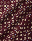 Drôle De Monsieur Polo Maille Jacquard Cravate - Dark Red