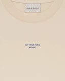 Drole De Monsieur Le Slogan Classique Tee - Sand