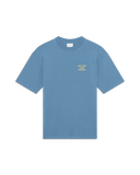 Drole De Monsieur Le Slogan Tee - Atlantic Blue