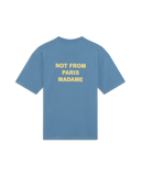 Drole De Monsieur Le Slogan Tee - Atlantic Blue