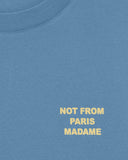 Drôle De Monsieur Le Slogan Tee - Atlantic Blue