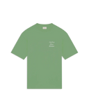Drole De Monsieur Le Slogan Calligraphy Tee - Light Green