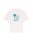 Drôle De Monsieur Slogan Palmiers Tee - White