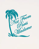 Drôle De Monsieur Slogan Palmiers Tee - White