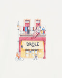 Drole De Monsieur Drole Cafe Tee - Off White