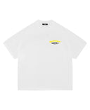SUMMIT LUXURY ESSENTIALS TEE - WHITE/YELLOW