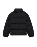 Drôle De Monsieur Slogan Puffer Jacket - BLACK