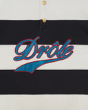 Drôle De Monsieur Drôle Embroidered Stripes Polo - OFF WHITE